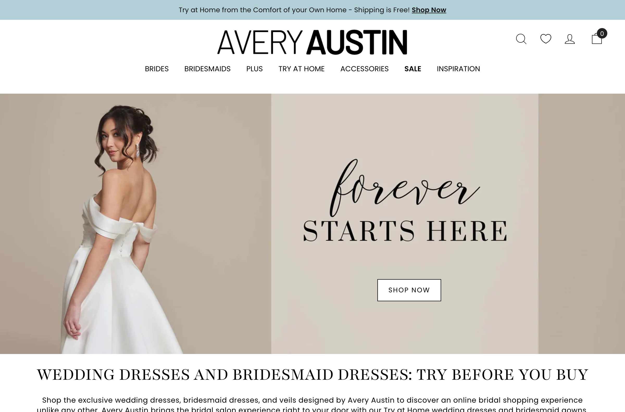 Avery Austin website on devices